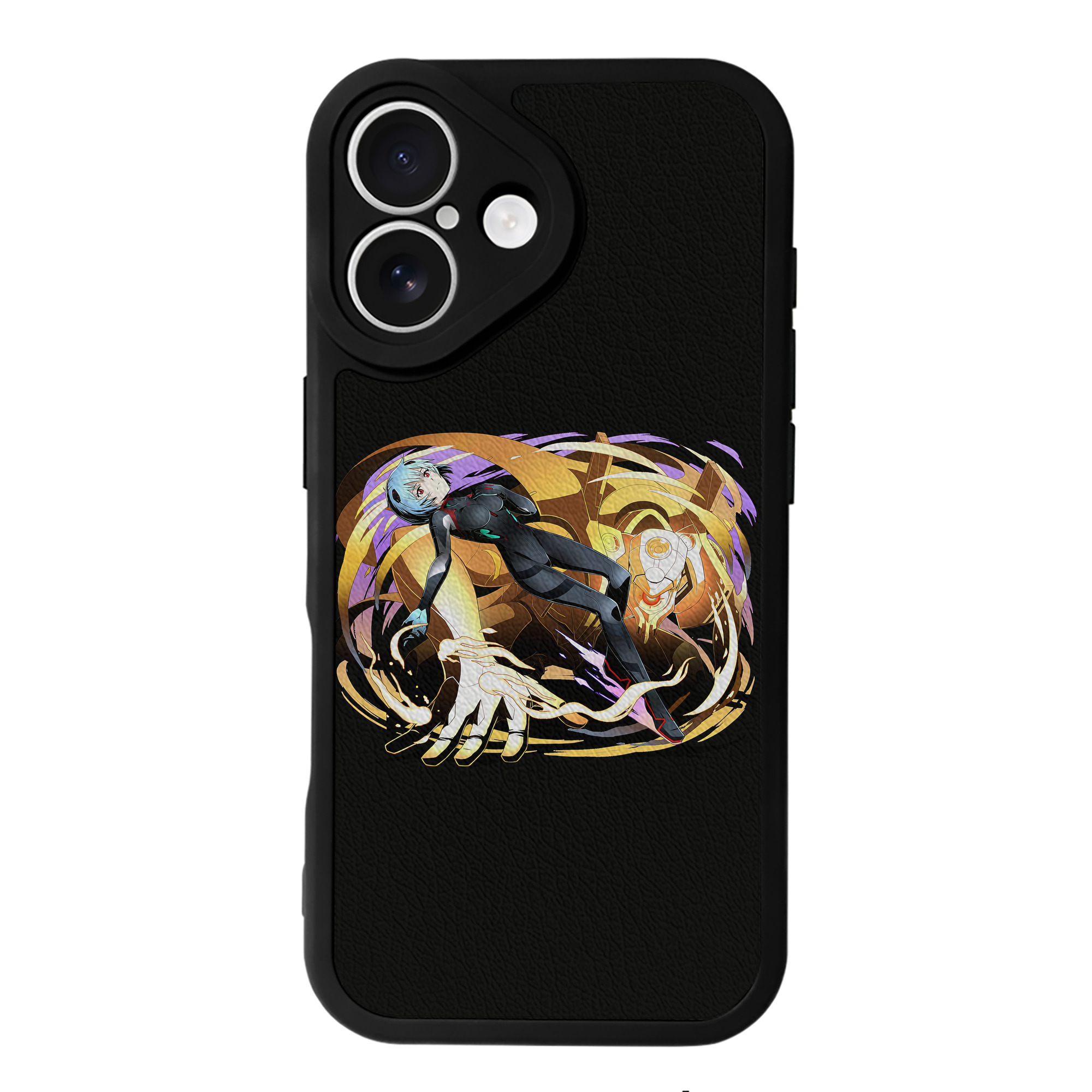 （画像用） EVA 新世紀エヴァンゲリオン 【iPhone 16シリーズ対応】シリコンスマホケース（レザー調） 材質：シリコン